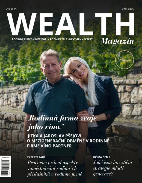 obálka časopisu Wealth Magazín - Premium 3/2025 (15) září