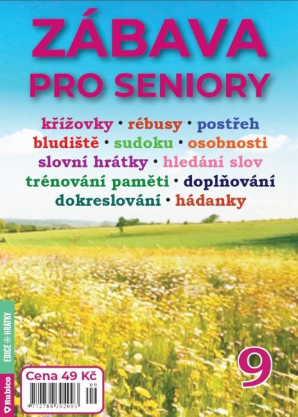 obálka časopisu Zábava pro seniory 9/2025