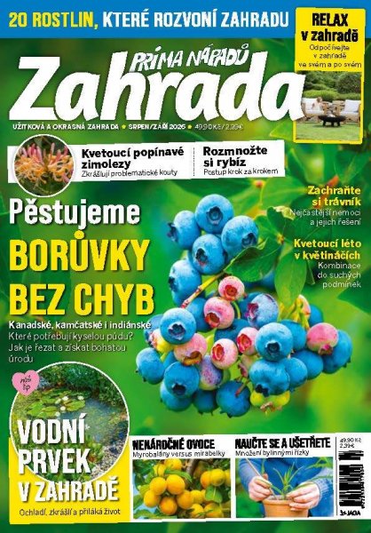 obálka časopisu Zahrada prima nápadů 8-9/2026