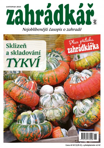 obálka časopisu Zahrádkář 11/2025