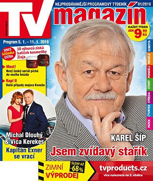 titulní strana časopisu TV Magazín a jeho předplatné