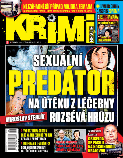 titulní strana časopisu Krimi revue EKO a jeho předplatné