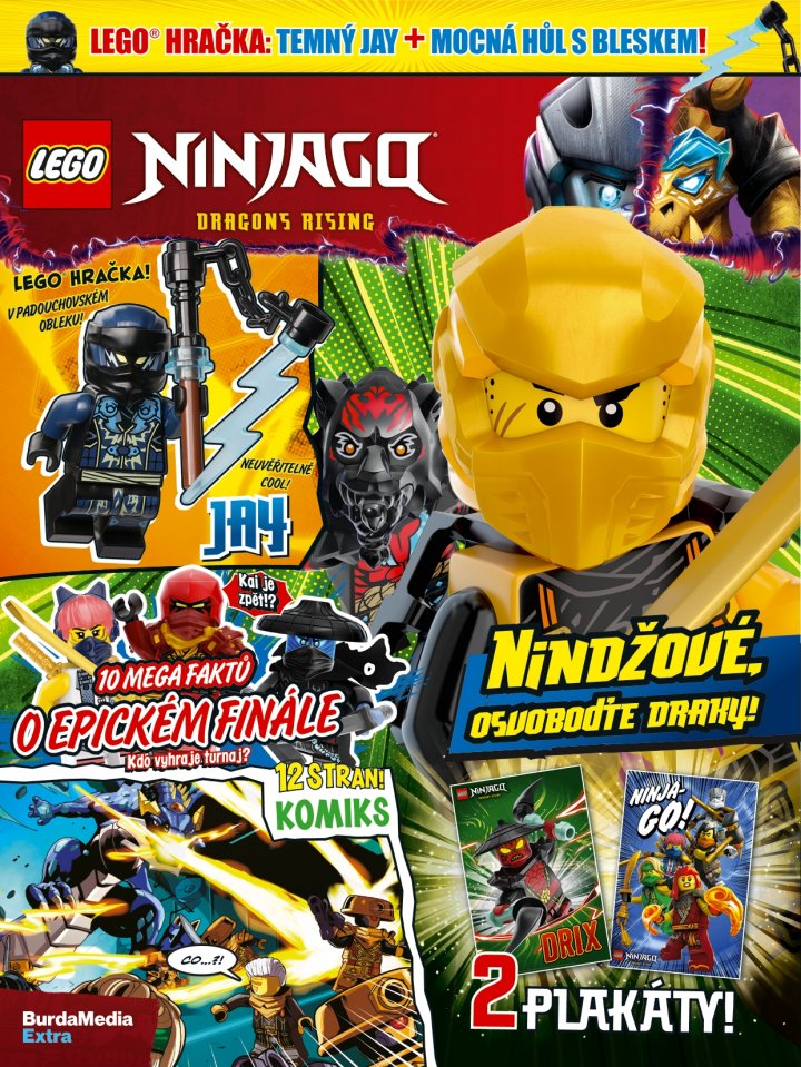 titulní strana časopisu LEGO® NINJAGO® a jeho předplatné