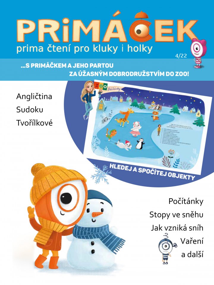 titulní strana časopisu Primáček a jeho předplatné