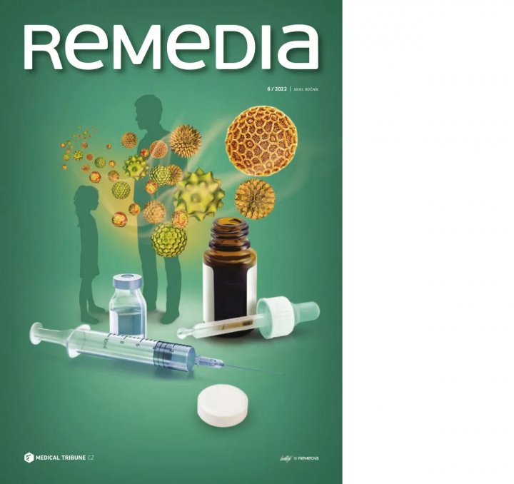 titulní strana časopisu Remedia a jeho předplatné