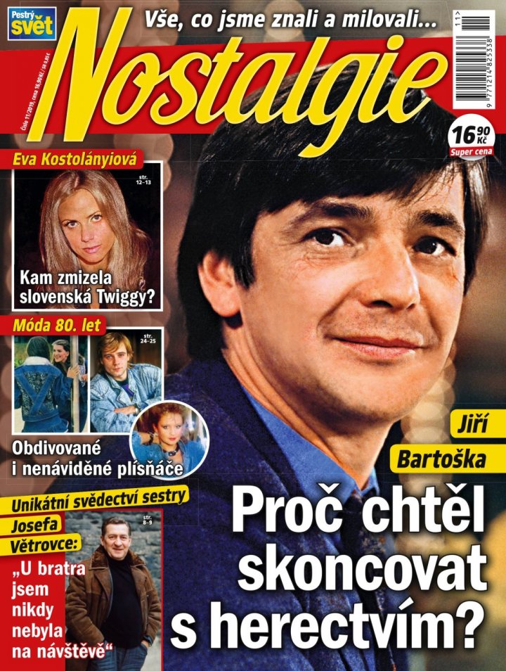 titulní strana časopisu Nostalgie a jeho předplatné