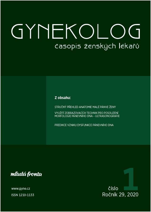 titulní strana časopisu Gynekolog a jeho předplatné