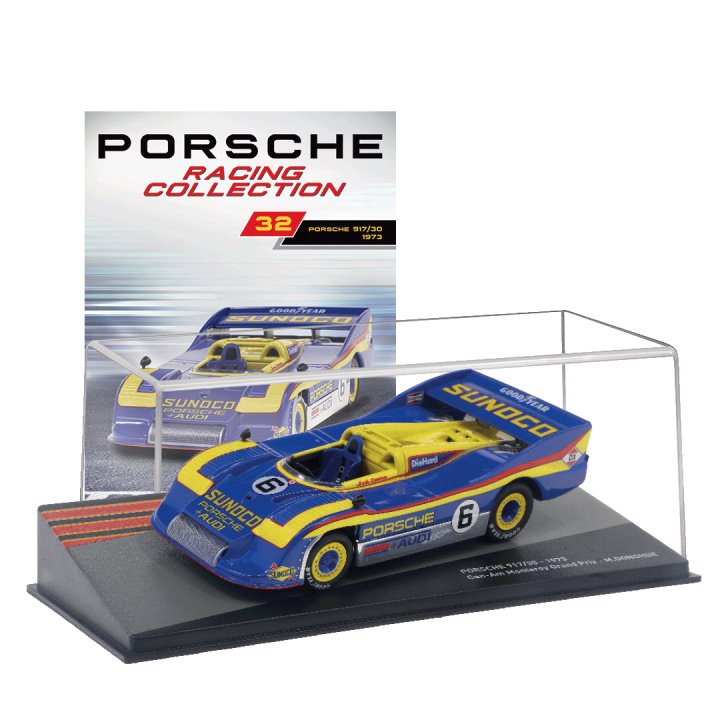 titulní strana časopisu Porsche Racing Collection a jeho předplatné