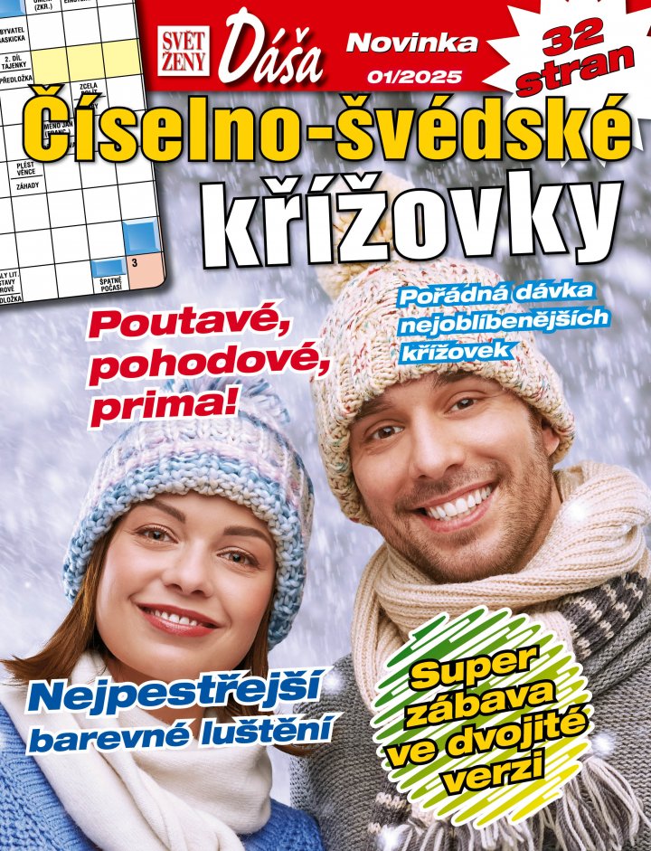 titulní strana časopisu Dáša číselno-švédské křížovky a jeho předplatné