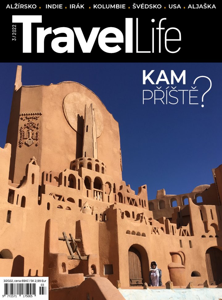 titulní strana časopisu Travel Life a jeho předplatné