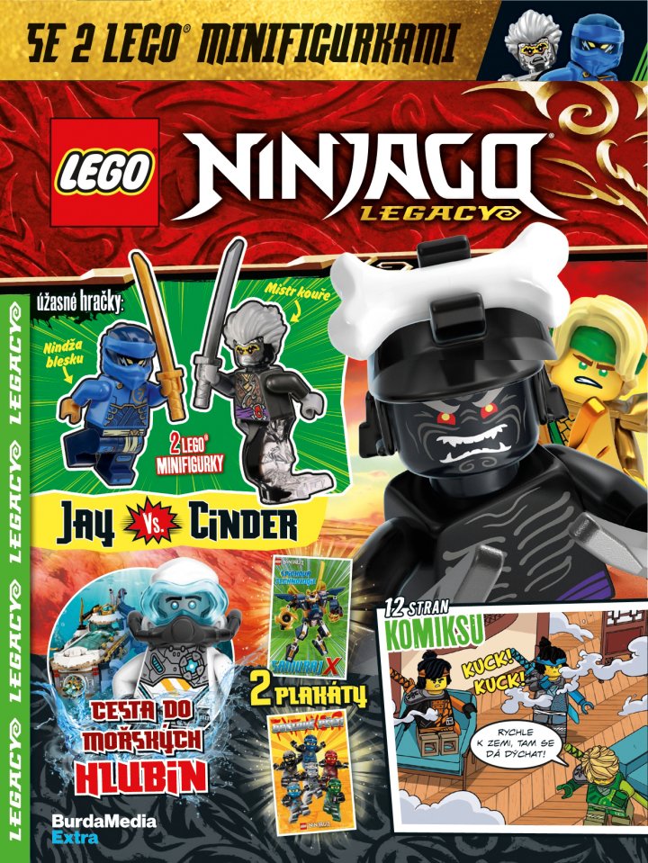 titulní strana časopisu LEGO® NINJAGO® Legacy a jeho předplatné