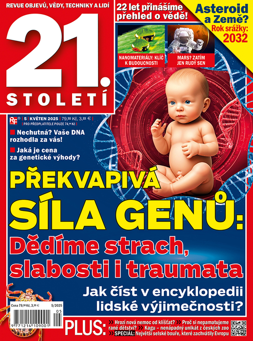 titulní strana časopisu 21. století a jeho předplatné