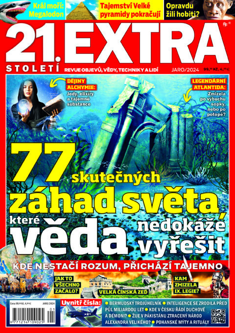 titulní strana časopisu 21. století EXTRA a jeho předplatné
