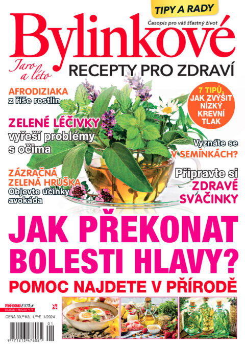 titulní strana časopisu Bylinkové recepty a jeho předplatné