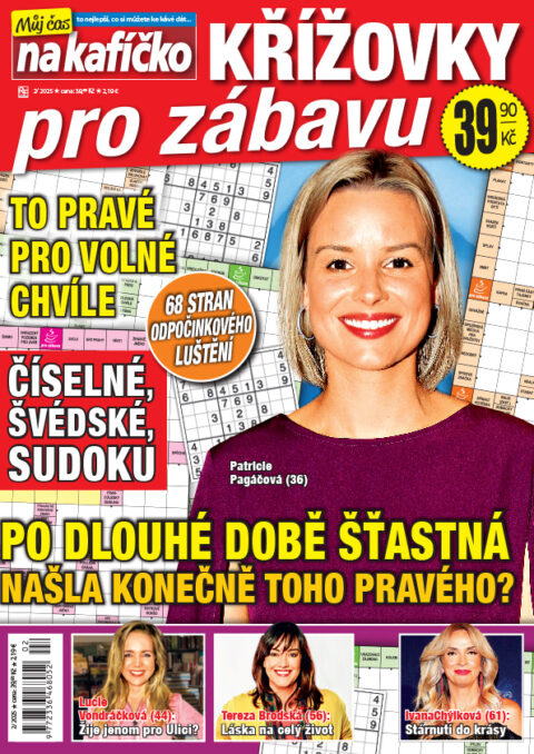 titulní strana časopisu Křížovky Můj čas na kafíčko - Křížovky pro zábavu a jeho předplatné