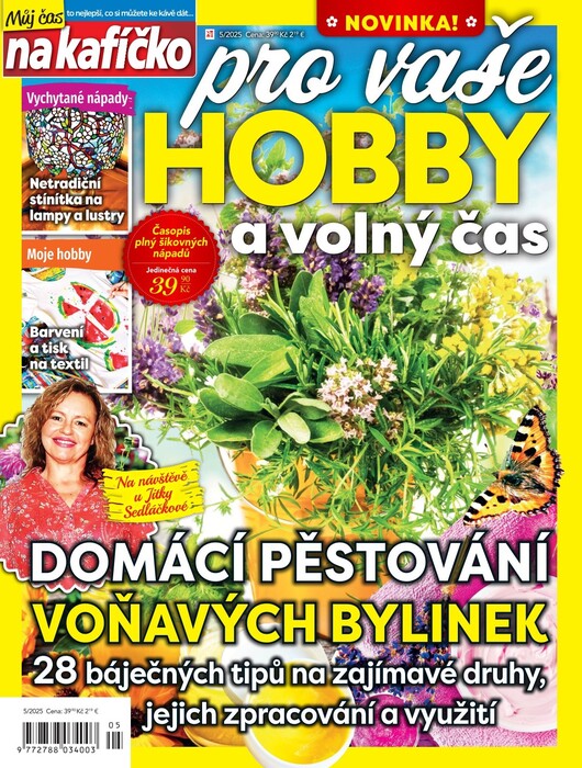 titulní strana časopisu Můj čas na kafíčko - HOBBY a jeho předplatné