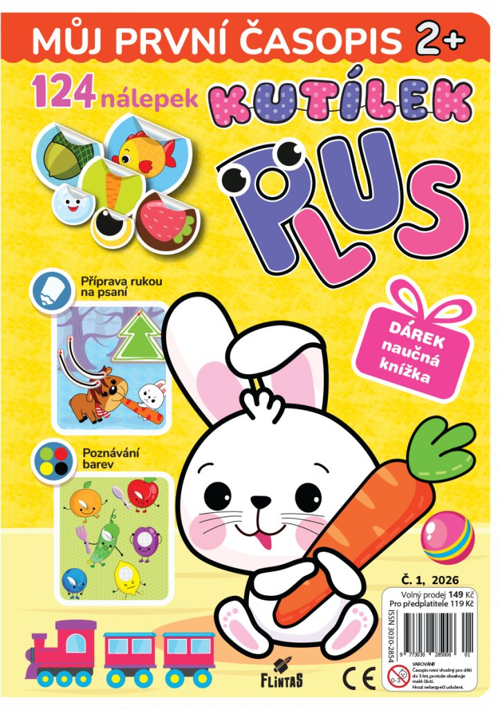 titulní strana časopisu Kutílek PLUS a jeho předplatné