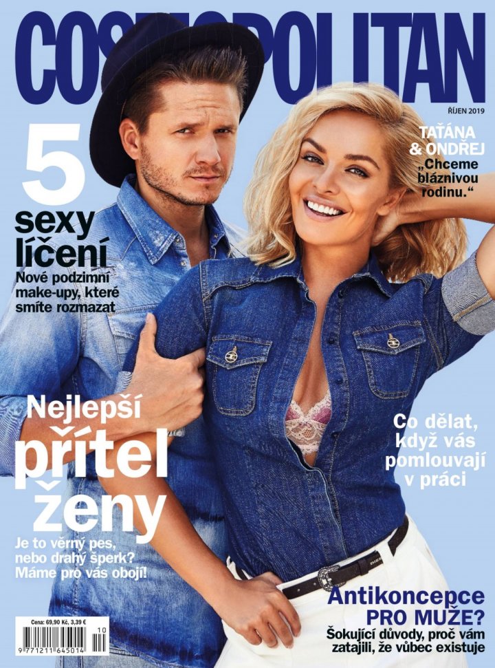 titulní strana časopisu Cosmopolitan a jeho předplatné