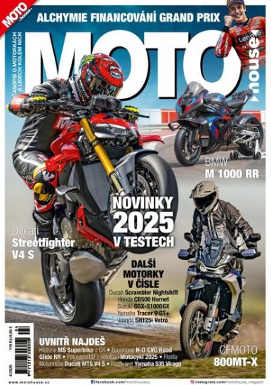 titulní strana časopisu Motohouse a jeho předplatné