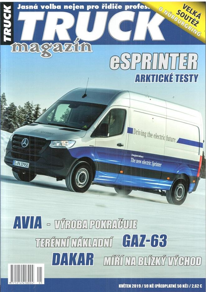 titulní strana časopisu Truck magazín a jeho předplatné