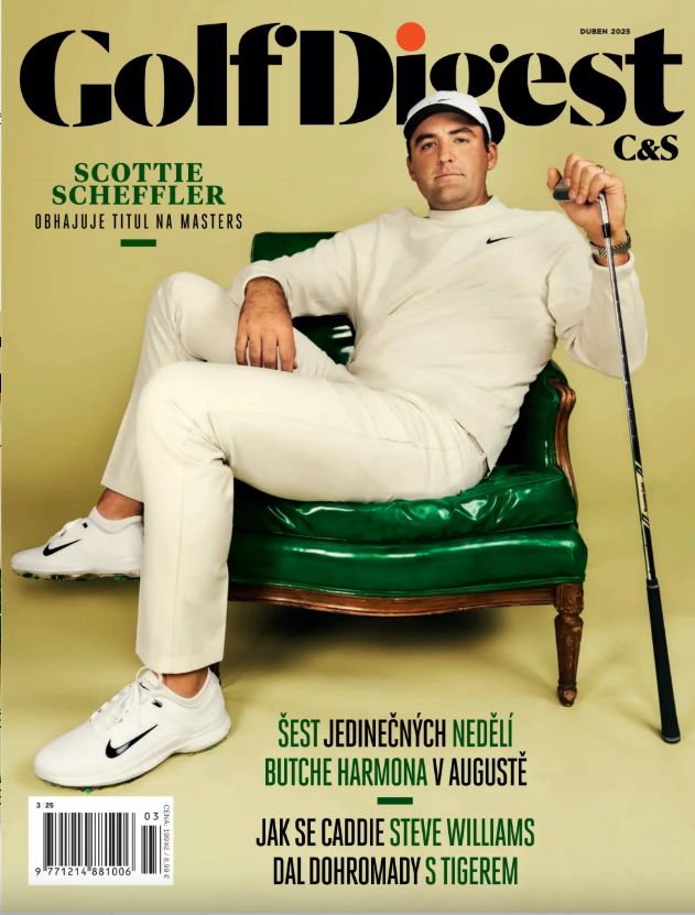 titulní strana časopisu Golf Digest a jeho předplatné