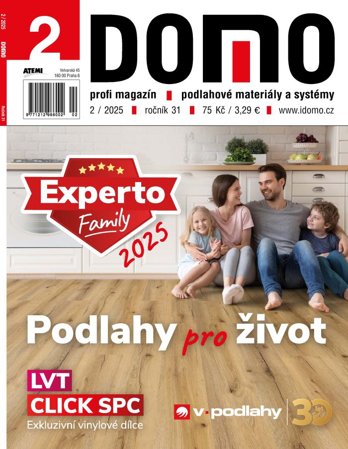 titulní strana časopisu DOMO a jeho předplatné