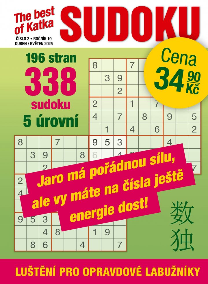 titulní strana časopisu Best of Sudoku a jeho předplatné