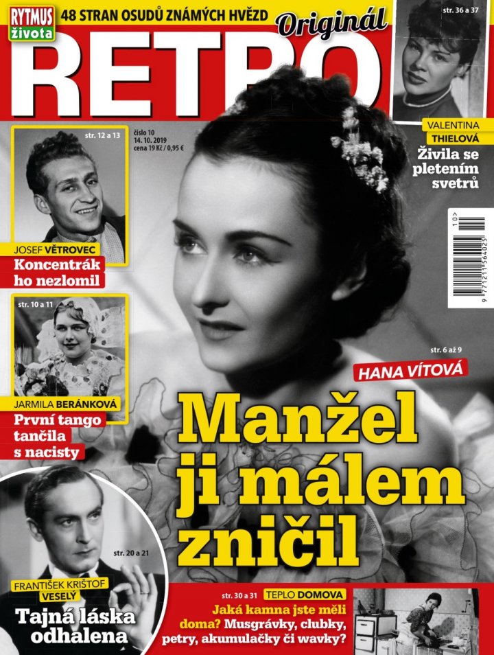 titulní strana časopisu Retro a jeho předplatné