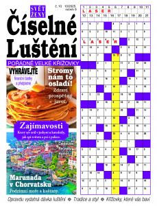 obálka časopisu Svět ženy číselné luštění