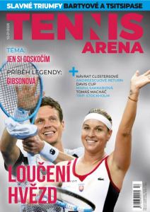 obálka časopisu Tennis Arena