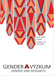 obálka časopisu Gender a výzkum