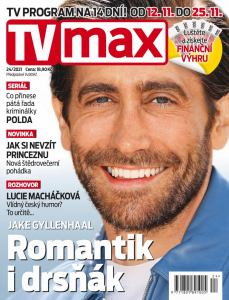 obálka časopisu TV Max