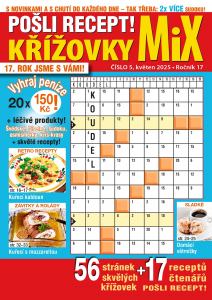 obálka časopisu Pošli recept MIX křížovek