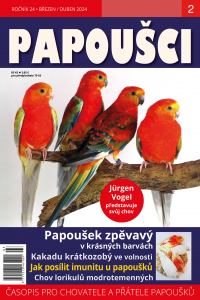 obálka časopisu Papoušci