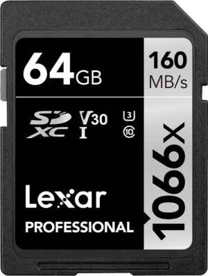 12× časopis FotoVideo + profesionální paměťová karta Lexar SDXC 64GB v hodnotě 990 Kč
(1066x Professional Class 10 UHS-I U3). Profesionální paměťová karta vhodná pro fotografování ve vysokém rozlišení a video od full HD až po 4K. Garantovaná rychlost čtení 160 MB/s a maximální rychlost zápisu 70 MB/s. Rychlostní třída pro video V30.