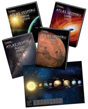 dárek k předplatnému časopisu Atlas vesmíru