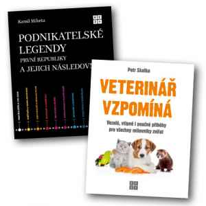  Balíček 2 knih I.  
Podnikatelské legendy první republiky a jejich následovníci 
 Veterinář vzpomíná
