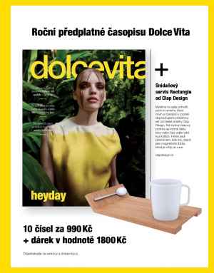dárek k předplatnému časopisu Dolce Vita