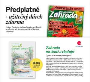 Dárek pro nové předplatitele -  Kniha Zahrada na chatě a chalupě v hodnotě 280 Kč. 