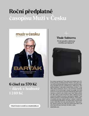 dárek k předplatnému časopisu Muži v Česku