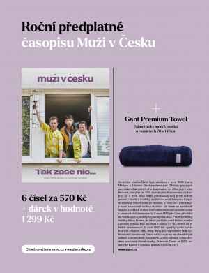 dárek k předplatnému časopisu Muži v Česku