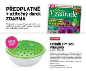 dárek k předplatnému časopisu V Zahradě