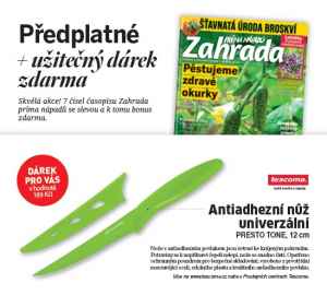 dárek k předplatnému časopisu Zahrada prima nápadů