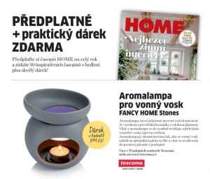 Dárek pro nové předplatitele -  Aromalampa pro vonný vosk FANCY HOME Stones v hodnotě 599 Kč.  