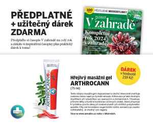 Dárek pro nové předplatitele -  ARTHROCANN - hřejivý masážní gel (75 ml) v hodnotě 199 Kč 