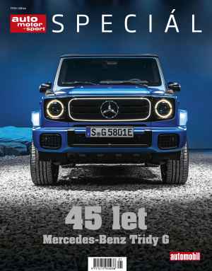 Speciál MB G 45 let V této unikátní publikaci, která vzniká s využitím materiálů německého časopisu auto motor und sport, přineseme pohled na pozadí vzniku tohoto ikonického modelu, jeho vývoj, sportovní úspěchy a šíři nabídky. To vše na základě unikátních dobových článků.  Třída G se během 45 let stala automobilovou ikonou. Nová publikace nejenže ukáže, proč se jí to podařilo, ale také že ve své misi bude pokračovat i nadále, protože nabídku ještě letos doplní čistě elektrická verze s unikátními schopnostmi pro jízdu v terénu i na silnici.   Nabídka platí pro nové předplatitele z ČR a objednávky zaslané a zaplacené do vyčerpání zásob.