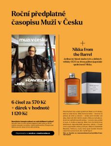 dárek k předplatnému časopisu Muži v Česku