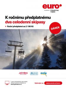 K ročnímu předplatnému za 2190 Kč získáte dva celodenní skipasy do lyžařského střediska Ještěd. Poukazy zašleme v Novém roce, co nejdříve po úhradě na email. Platí do vyčerpání zásob.