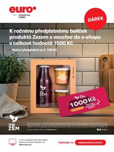 K ročnímu předplatnému za 2190 Kč získáte balíček marmelád Zezem + voucher v hodnotě 1000 Kč. Nabídka platí do vyčerpání zásob! 