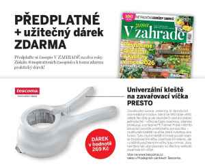 dárek k předplatnému časopisu V Zahradě